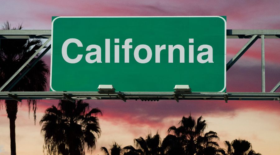 a street sign that says "California"